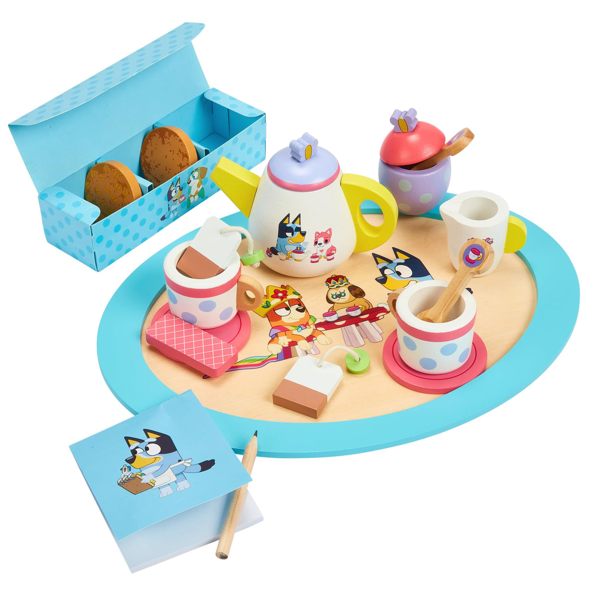 Bluey Wooden Tea Party Set