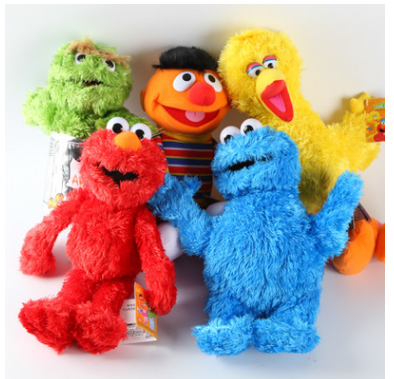 Plush Doll, Elmo Toy, Stuffed Figure